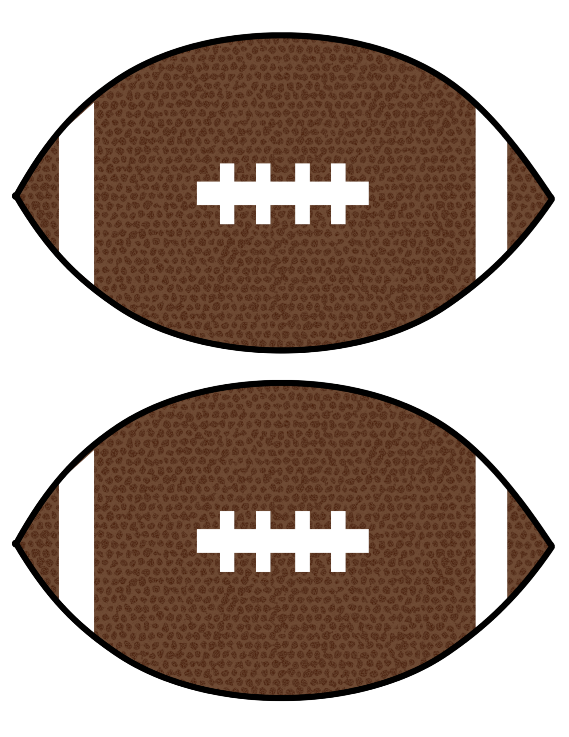 cheap super bowl decorations {football banner} - paper trail design